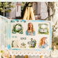Manor Tour Landscaping Die-Cut Pet Sticker Book Retro Manor Orange Character Handbook Decoration Material Sticker