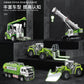 Children's Alloy Artificial Dump Truck Engineering Vehicle Inertia Mixer Truck Oil Tanker Bulldozer Crane Excavator Model
