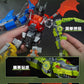 Wonderful Building Blocks 41112 Land Warfare Xiongwei Military Mech Model Super Set Variables Assembled Transporter Small Toys