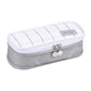 Han Feng Japanese Style New Large Capacity Pencil Case Double Layer Solid Color Multifunctional Pencil Case for Men and Women Middle School Students Pencil Bag