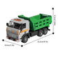 Cross-border engineering series truck city bus transport vehicle combined with small particle building blocks children's educational enlightenment toys