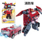 BKK alloy deformation robot train high-speed rail engineering bus dinosaur green leather train King Kong BKK children's toys