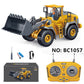 Children's remote control dump truck toy boy dump truck model excavator engineering transporter truck alloy excavator