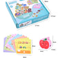 Beaded Balance Building Blocks Animal Traffic Fruits and Vegetables Rope Stacked High Children's Educational Early Education Wooden Toys