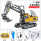 Children's remote control dump truck toy boy dump truck model excavator engineering transporter truck alloy excavator