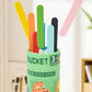Cross-Border Montessori Early Education Cpc Color Classification Bucket Coin Box Ce Kidsren's Cognitive Matching Teaching Kindergarten Toys