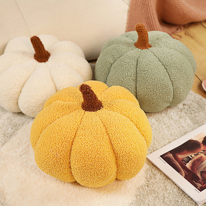 Ins Girly Heart Pumpkin Pillow Creative Special-Shaped Sofa Cushion Halloween Decoration Plush Toy Nap Pillow