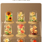 [wholesale generation] simulation of eternal flowers lily rose blocks compatible with Lego toy ornaments Valentine's Day gift