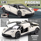 Cross-Border Popular 1:43 Three-Door Alloy Sports Car Model Kidsren's Pull-Back Toy Car Color Boxed Boy Toy Batch
