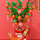 Wow, Custom Ornaments Educational Assembled Toy Gift 9020 New Year Lucifer Cat Fortune Tree Fortune 9021