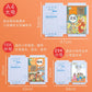 Book Leather Bag Book Cover Self-Adhesive Transparent Plaid Primary and Secondary School Textbook Protective Cover A4/16K/32K Cutting-Free Book Film