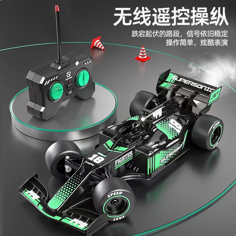 Remote control car Formula F1 high-speed racing rechargeable sprayable electric drift car children's toys gifts wholesale