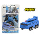 BKK alloy deformation robot train high-speed rail engineering bus dinosaur green leather train King Kong BKK children's toys