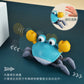 Cross-Border Electric Crab Rechargeable Luminous Concert Crawling Motion Sensor Escape Baby Children's Educational Toy