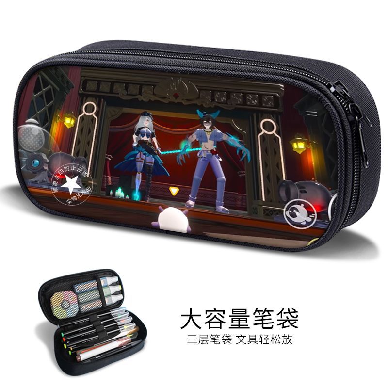 Redmond Irene Stationery Bag Eggman Party Peggy Two-Dimensional Pen Bag Boys Stationery Box Elementary School Pencil Bag