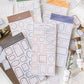 Sugar poem label note book time recorder original retro literature DIY material decoration base note paper