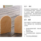 Japanese Style Simple Wooden Book Stand Creative Black Walnut Wood Thickened Bookshelf Bookend Student's Solid Wood Bookend Logo