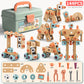 Children's DIY Tool Box Complete Set with Screws and Nuts, Children's Toys, Educational Electric Drill for Assembly and Disassembly