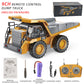 Cross-border 11-way children's electric toy lighting and sound effects engineering vehicle 1:20 crawler alloy remote control excavator model