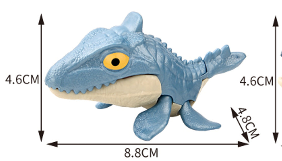Cross-border Hot Finger-biting Dinosaur Toy Finger-biting Dinosaur Pterosaur Model Joint Movable Mini Dinosaur Gashapon Machine