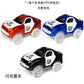 Magnetic track car electric light-emitting jeep police car project small train track accessories children's toys car