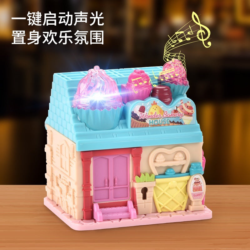 Cross-border Children's Variables Surprise Cabin Girl Simulation Princess Castle Villa Model Doll House Play House Toys