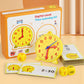Specialized Clock Teaching Aids for Elementary School: Clock Models for First and Second Graders, Alarm Clock Face, Children's Learning Time Toys