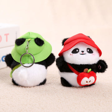 Hat Panda Pendant National Treasure Panda Plush Toy Shoulder Bag Panda Doll School Bag Pendant Rag Doll Souvenir