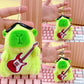 Cross-Border Capybara Mascot Backpack Small Pendant Keychain Chinese Style Zodiac Pendant Couple Ugly Doll