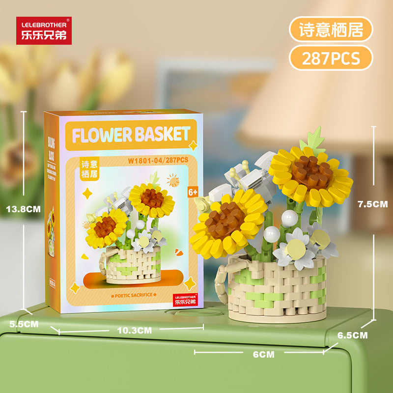 Building Blocks Compatible with Assembling Small Boxed Children's Educational Toys, Building Blocks with Small Particles and Micro Particles, Wholesale