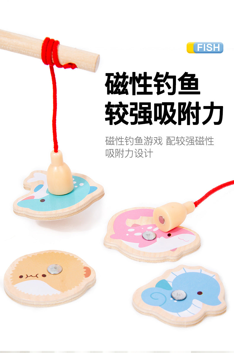 Fishing Toys for Children, Magnetic Early Education for Girls, Infants and Toddlers, Boys, One-Year-Old Educational Baby Teaching, Brain-Stimulating Toys