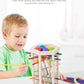 Wooden Kidsren's Stick Insertion Game Baby Draw Stick Color Cognitive Pitching Montessori Family Interactive Toy