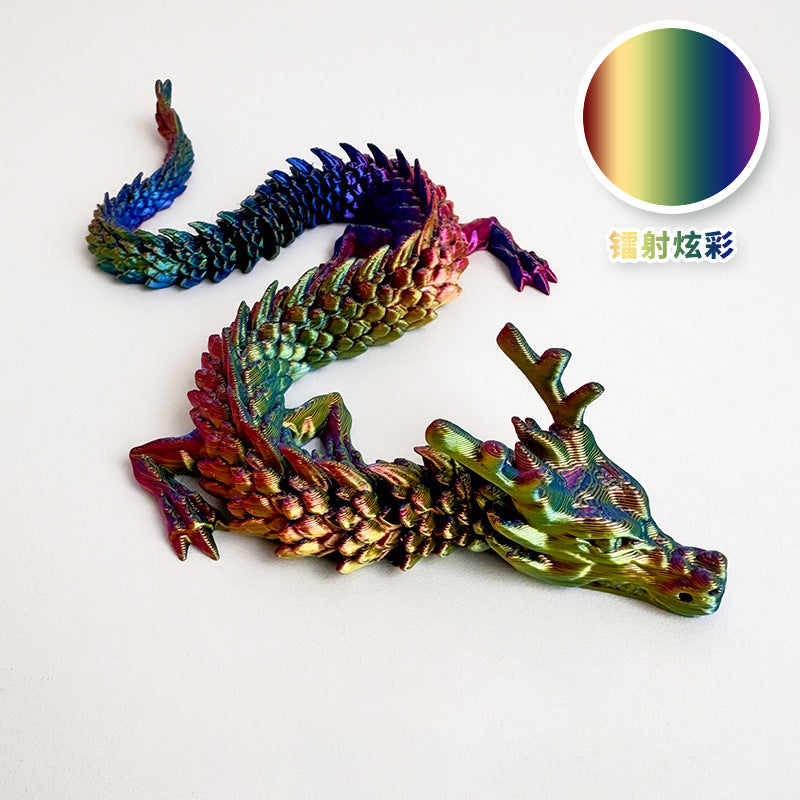 3D printing Chinese dragon dragon handicraft ornaments hand-made activities joint dragon toys cross-border manufacturers wholesale customization
