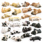 Cross-border Children's Cognitive Simulation Pet Dog Model Sleeping Posture French Bulldog Chai Dog Decorative Ornament Toy