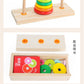 Hanoi Tower for Primary School Students 10 Layers 8 Large 5 Medium 10 Layers Hanrotoro Kidsren's Educational Thinking Training Toys