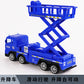 Delixin Kidsren's Rescue Trailer Artificial Flatbed Transporter Car Baby Educational Model Boy Toy Car
