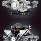 Supercar Electroplated Engine Aston Martin Valkyrie Supercar Engine Light Version + App Building Block Model