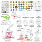 Emblem machine bar making machine manual badge machine three-in-one children's badge machine homemade refrigerator magnets diy toys