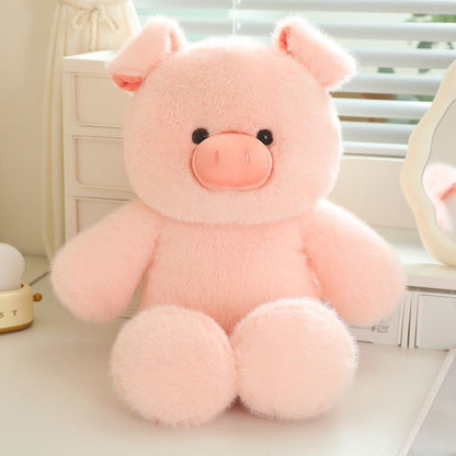 Little Bear Plush Toy Running Series Rabbit Doll Cute Pink Pig Plushie for Girls Wedding Throw Dolls