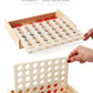 Three-Dimensional Four-Piece Chess Four-Piece Game Chess P 0.34kg Kidsren's Educational Early Education Multi-Person Toy Wooden Boxed Multi-Color