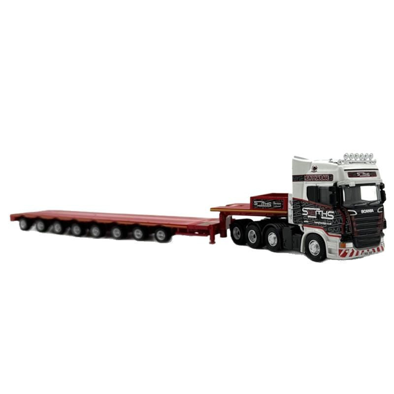 Oxford Scania Multi-Axle Trailer Semi-Trailer Truck Car Model Collection Alloy Simulation Ornament 1:76