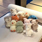 Original English Jc Curly Hair Animal Doll Cute Pig Penguin Plush Toy Wedding Throw Doll 8inch Batch