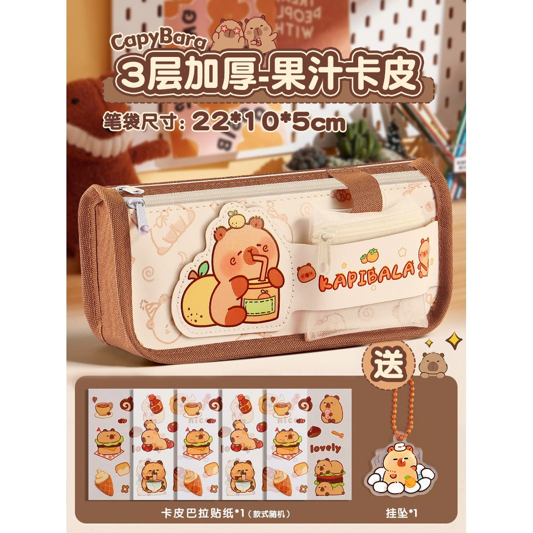 Kapibala Plush Doll Doll Back-To-School Gift Package Primary School Souvenir Birthday Gift Plush Stationery Set