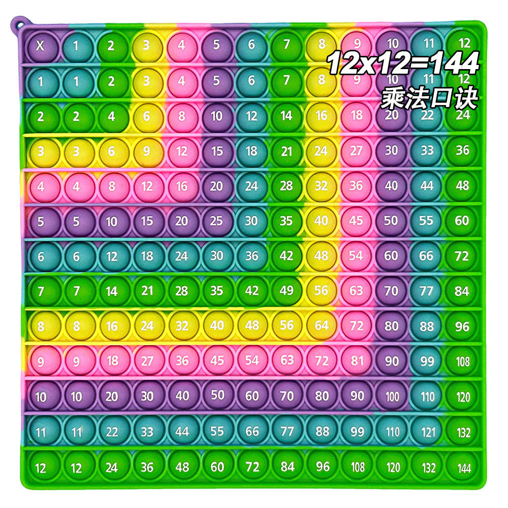 Learn 1-100 Number Bubble Press Mathematical Thinking Training Game Educational Science and Education Toys Rodent Killer Pioneer