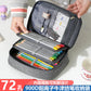 72 Hole Sketch Pen Storage Bag Amazon Hot Student Pencil Bag Three-Layer 24 Hole 48 Hole Pencil Stationery Storage Bag