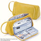 Triangular Large-Capacity Pencil Case and Stationery Box, Thickened Partitioned Storage Student Stationery Bag for Primary, Middle, and High School Students Wholesale
