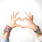 Cross-border bracelet sticker bracelet creative bracelet DIY children's sticker tape beaded hand account sticker music carry-on sticker