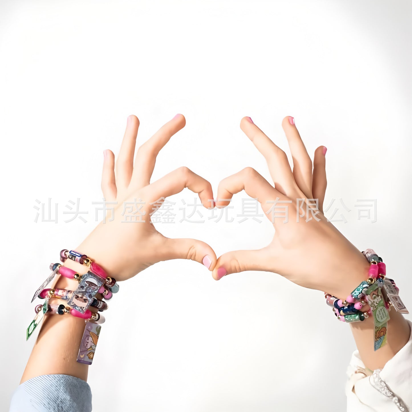 Cross-border bracelet sticker bracelet creative bracelet DIY children's sticker tape beaded hand account sticker music carry-on sticker