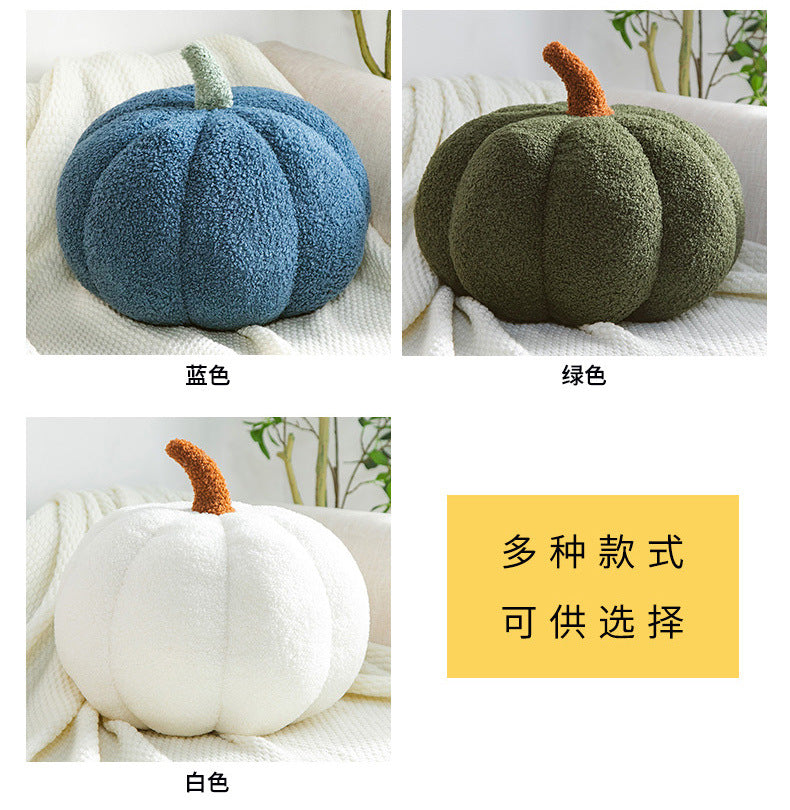 Ins Girly Heart Pumpkin Pillow Creative Special-Shaped Sofa Cushion Halloween Decoration Plush Toy Nap Pillow