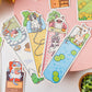 Paper Bookmark Meow's Everything Book Cute Flash Sand Bookmark Student Reading Marker Booklet Creative Gift Writable
